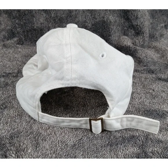 Disney Parks Rainbow Heart Hands Baseball Cap White Adjustable Strap Cotton - Picture 5 of 8